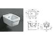 Simas Evolution bidet podwieszany 52x37cm EVO19