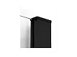 Mobi Walk-In Black Kabina Prysznicowa, Czarny 100x200 cm