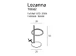 MAXLIGHT T0042 LAMPA BIURKOWA LOZANNA ZŁOTA