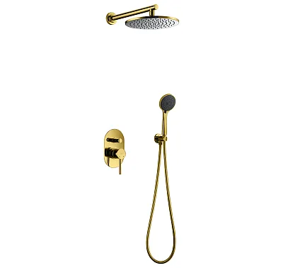 BATERIA ZESTAW PODTYNKOWY LIVA GOLD OD MOBI