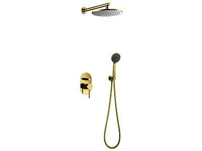 BATERIA ZESTAW PODTYNKOWY LIVA GOLD OD MOBI