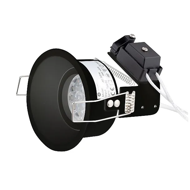 Oprawa Wpustowa Deep Okrągła Czarna od Maxlight