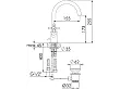 Steinberg 250 bateria umywalkowa z korkiem czarna 2501500S