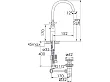 Steinberg 250 bateria umywalkowa wysoka z korkiem chrom 2501550