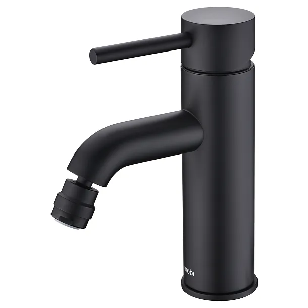 Mobi Liva Black Bateria Bidetowa Bez Korka Czarna 374433BL