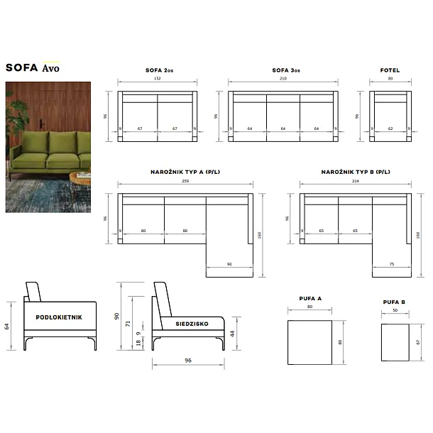 Maxliving Avo Sofa