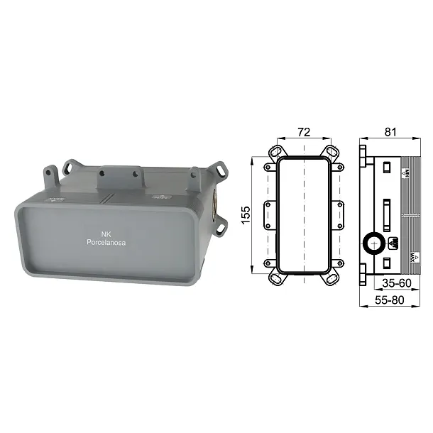 Noken Smart Box element podtynkowy baterii umywalkowej 100144928