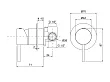 Seria 900 Bateria jednofunkcyjna podtynkowa CHAMPAGNE ORODESIGN 90025920CH