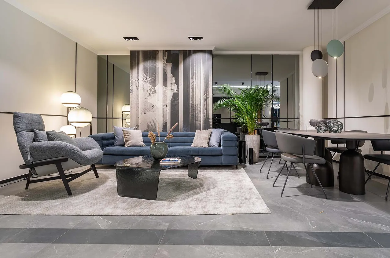 Pełen klasy, elegancki salon (3).jpg Pełena Klasy, Elegancka Aranżacja Salonu | Maxfliz