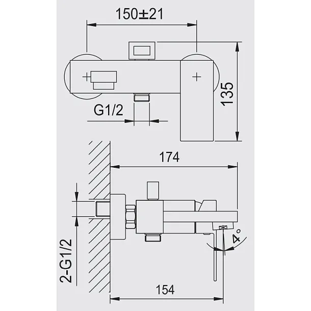 Mobi Runa Black bateria wannowa czarna 752325BL