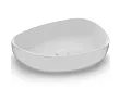 Olympia Ceramica Shapeless umywaka nablatowa 55x42cm biała MET4255001