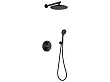 Mobi Liva Black Termostatyczny Zestaw Prysznicowy Podtynkowy Czarny 10020202701BL
