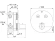 Steinberg 390 bateria prysznicowa podtynkowa termostatyczna pushtronic chrom 3904321