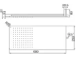 Steinberg 390 deszczownica ścienna 60x25cm stal szlachetna polerowana 3905661