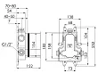 Steinberg element podtynkowy do baterii prysznicowej termostatycznej 0104110