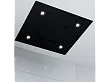Steinberg 390 deszczownica sufitowa kwadratowa z LED 60x60cm czarny mat 3906620S