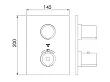 Steinberg 120 bateria prysznicowa termostatyczna podtynkowa chrom 12041331