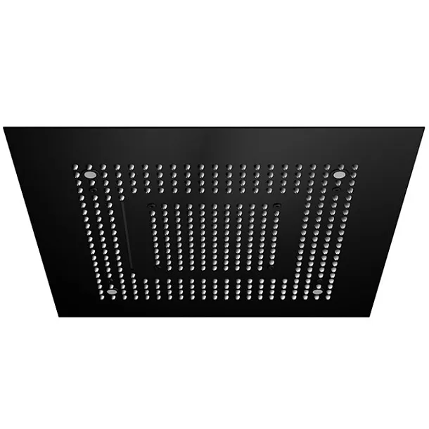 Steinberg 390 deszczownica sufitowa kwadratowa z LED 60x60cm czarny mat 3906620S