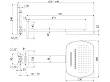 Steinberg 390 deszczownica prostokątna 30x23cm z ramieniem ściennym chrom 3907723