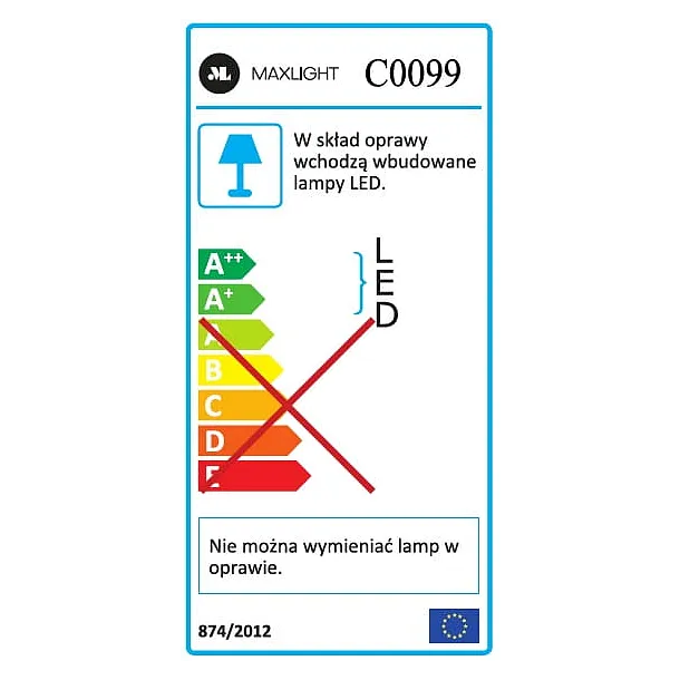 MAXLIGHT Infinity plafon C0099