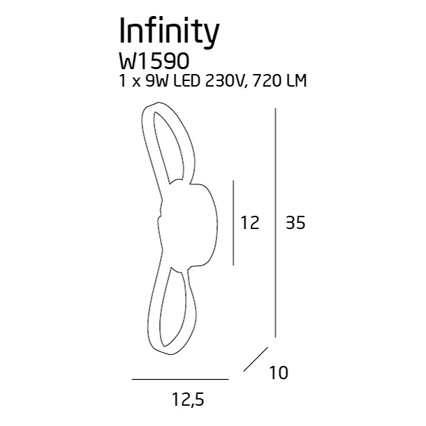 MAXLIGHT Infinity kinkiet W1590