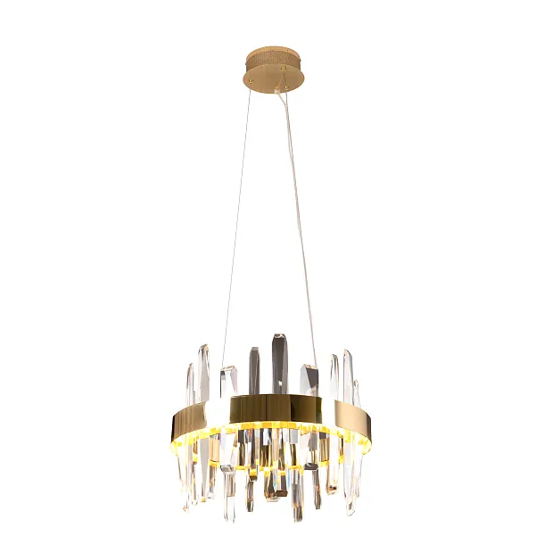 Lampa Wisząca Prince Złota Ø40 cm od Maxlight