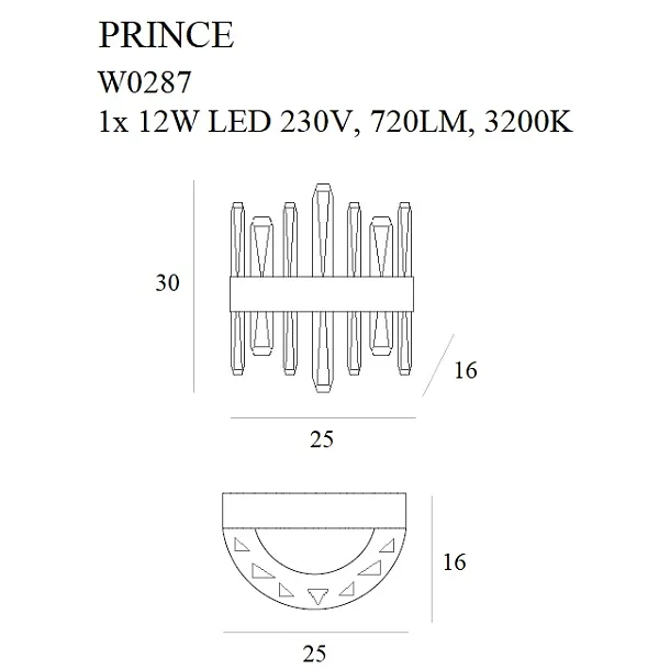 Kinkiet Prince od Maxlight