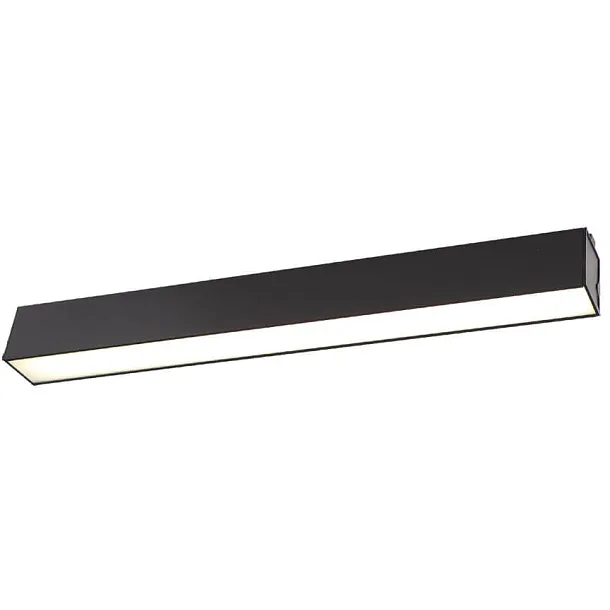 MAXLIGHT Linear czarna lampa sufitowa C0190