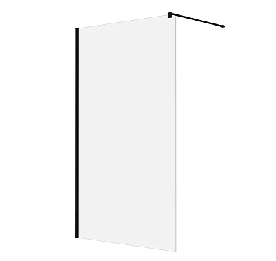 Kabina Prysznicowa Walk-In Black 1100x2000 Czarna od Mobi