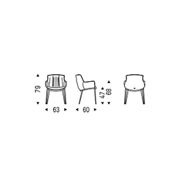 Krzesło Rhonda Cattelan