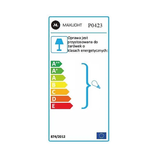 Lampa Wisząca Monaco Złota Ø42 cm od Maxlight