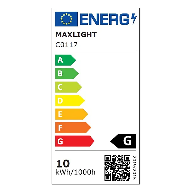 MAXLIGHT Organic Chrom plafon mały C0117