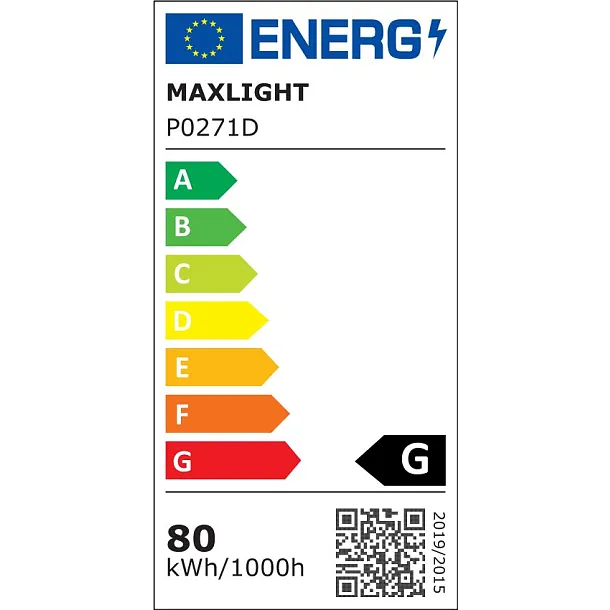 Lampa Wisząca  Geometric Czarna Ściemnialna od Maxlight