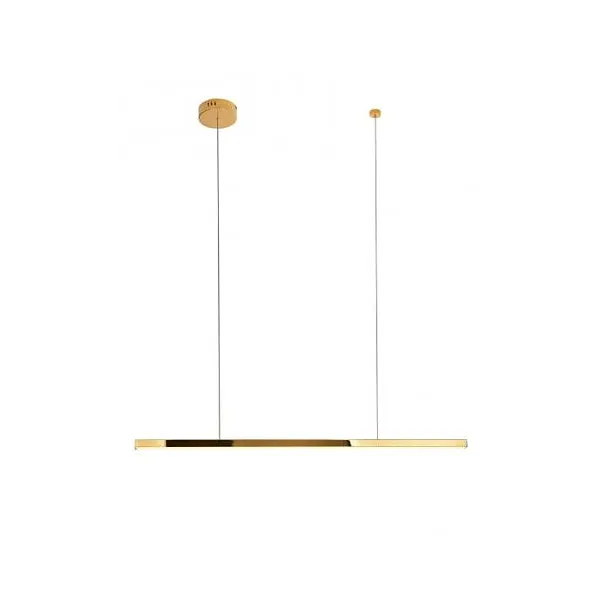 Lampa Wisząca Trio 1 Ściemnialna Złota