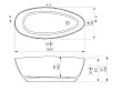 MOBI SPRING WANNA WOLNOSTOJĄCA 156X71X56 DSP015