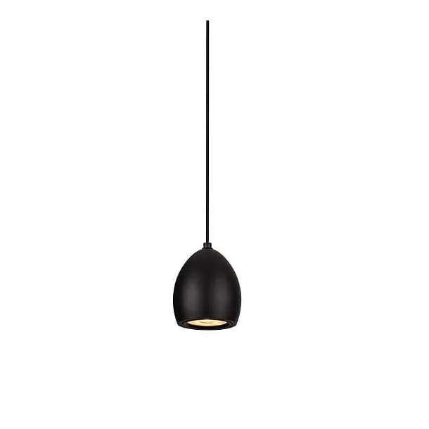 Lampa Wisząca Comet Round Czarna od Maxlight