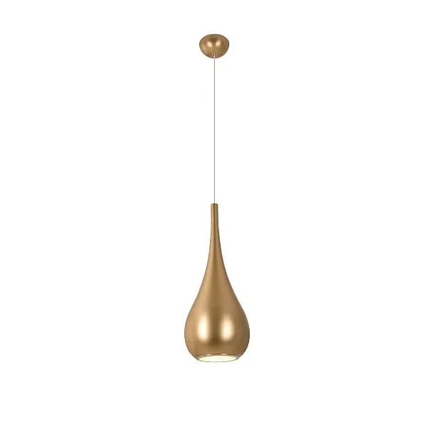 Lampa Wisząca Drop Złoty Mat od Maxlight