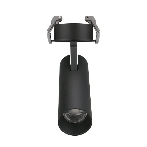 Lampa Wpuszczana Shinemaker Czarna Ściemnialna od Maxlight