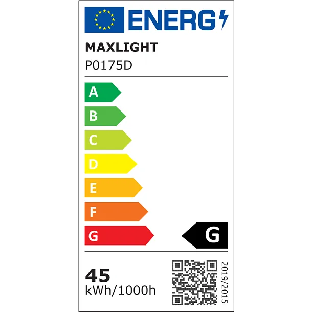 MAXLIGHT Organic Chrom lampa wisząca z funkcją ściemniania światła P0175D