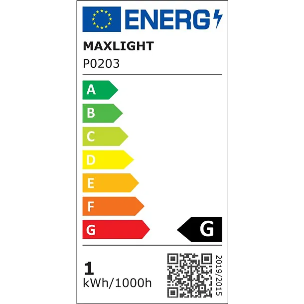 MAXLIGHT Organic Black lampa wisząca czarna P0203