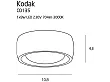Plafon Kodak II Biały IP44 od Maxlight