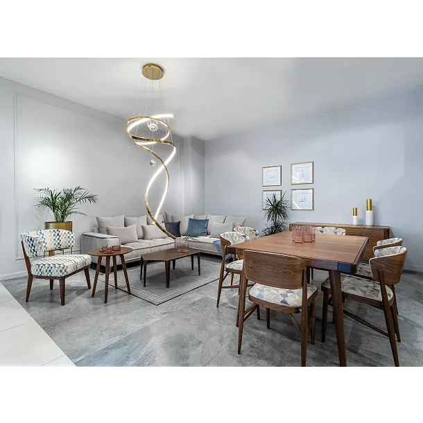 Lampa Wisząca Ritz Złota od Maxlight