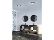 Plafon Roundy Czarny IP54 od Maxlight