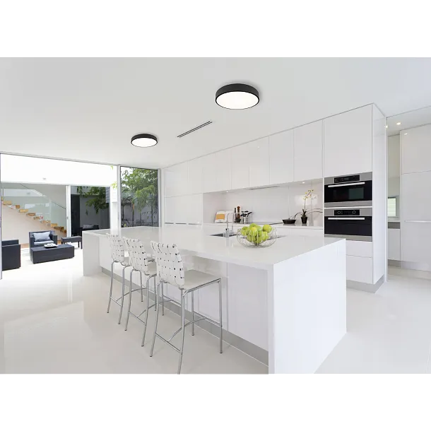 Plafon Roundy Czarny IP54 od Maxlight