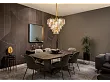Lampa Wisząca Arwena Złota 50cm od Maxlight
