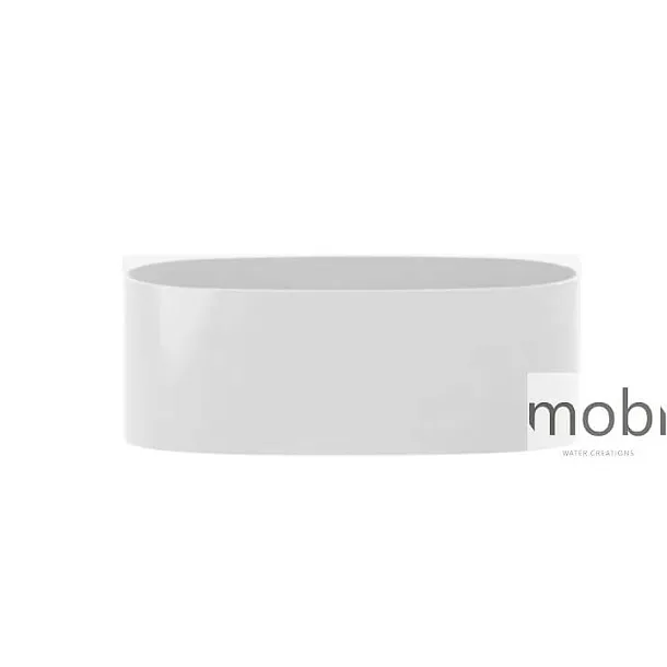 MOBI MONROE Wanna wolnostojąca przyścienna, 158x86x58, Biała