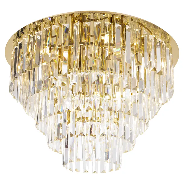 Plafon Monaco Złoty Ø80cm od Maxlight