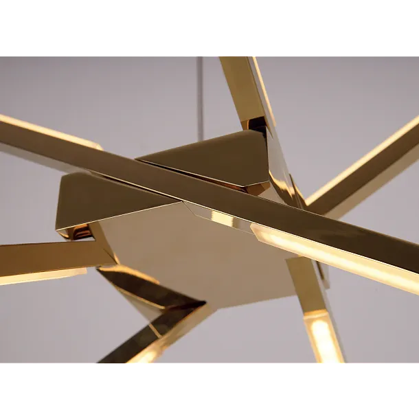 Lampa Wisząca Spider Złota od Maxlight