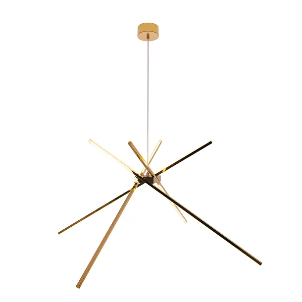 Lampa Wisząca Spider Złota od Maxlight