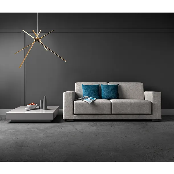 Lampa Wisząca Spider Złota od Maxlight